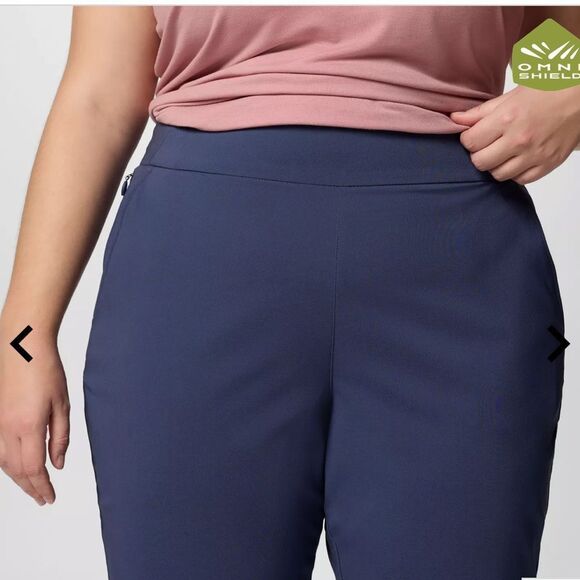 Columbia All Seasons Bootcut Pant Pants Navy Sz 3X Plus Size 24 - Picture 5 of 16